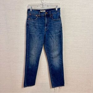 Madewell The Perfect Vintage Crop Straight Leg Jeans